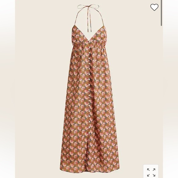 J. CREW Collection Triangle Sundress in Ratti Prism Floral Dress - Picture 4 of 14